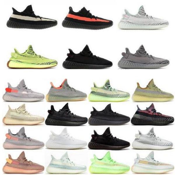

2020 кроссовки женщин new big kanye west статическая black идущие мужчины женщины спортивные тренажеры кроссовки eur 36-48 обувь