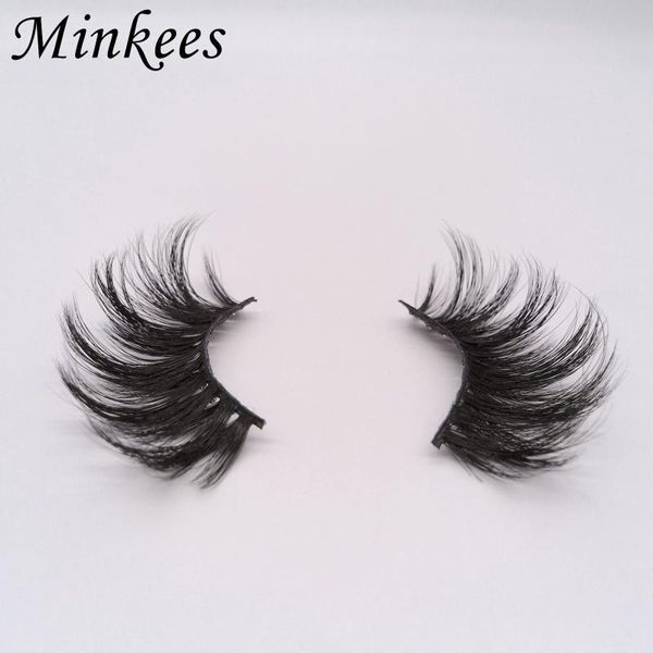 

27mm mink eyelashes 5pairs wholesale promotion full handmade wispy multilayer 5d 6d lashes makeup tools beauty minkees