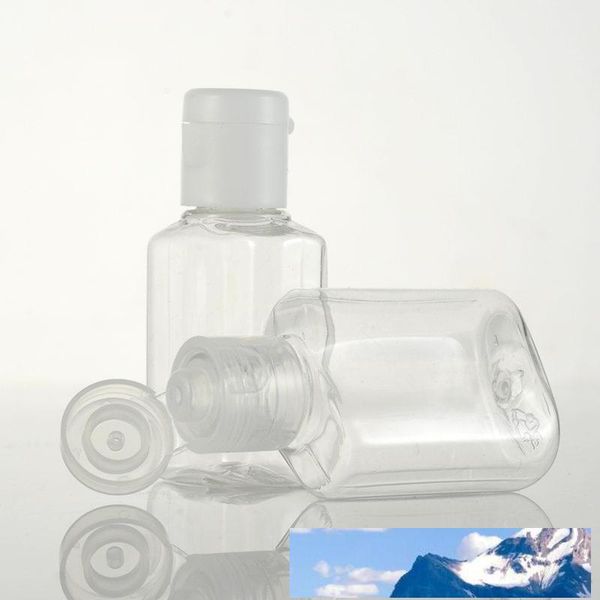 20-ml-Plastikflasche mit Flip-Schmetterlingsdeckel, Flüssigkeitsflasche, Lotion-PET-Flaschenbehälter mit Verschluss F413