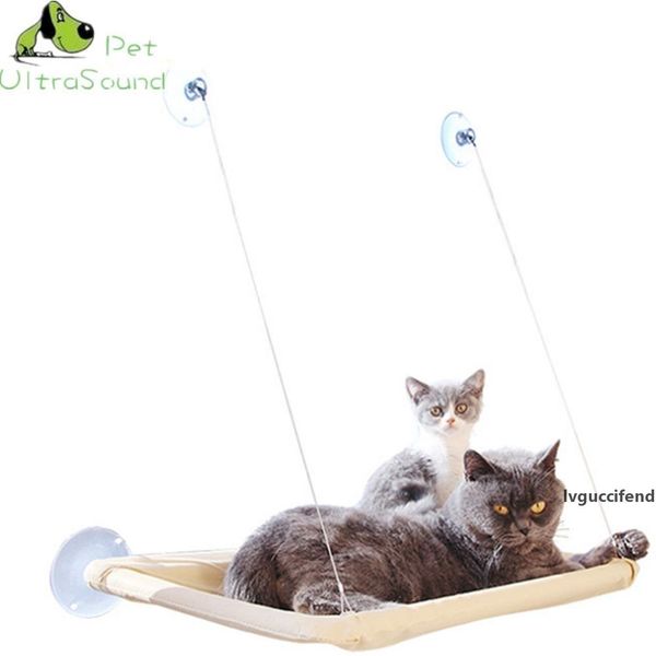 

ultrasound cute hanging beds bearing 15kg sunny seat window mount hammock comfortable cat pet rest bed t200101