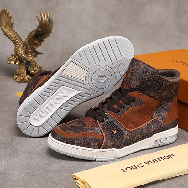 

2021 designer famous luxury mens casual shoes,high mens casual sport shoes breathable leather casual shoes size 38-46 0026, Black