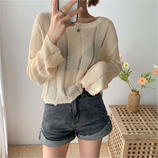 

women's blouses & shirts rugod 2021 arrivals solid drop shoulder summer blouse for ladies o-neck long sleeve female fashion chic, White