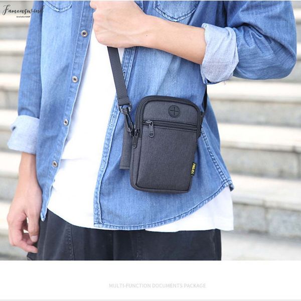 

mens mini bag shoulder multi function mobile phone bag outdoor sports bag mens casual oblique environmental protection leisure