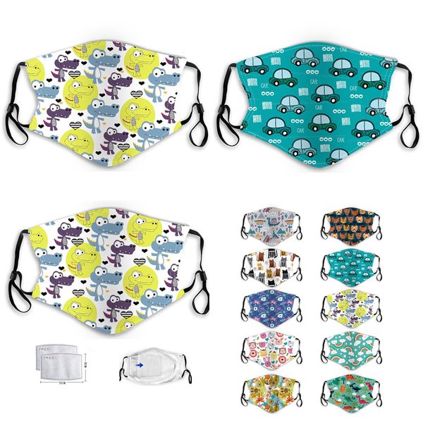 

inserted filters face masks reusable face mask fashion adults printed masks can wash women man protective breathable spring summer