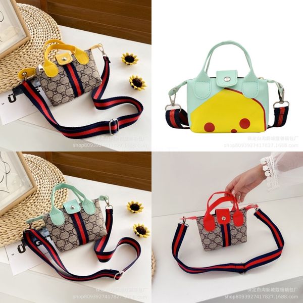 

rainbow pattern parent-child kids shoulder crossbody bags school bag kids girls 3d cartoon shoulderbag pack knapsack handbag satchel book#91, Black