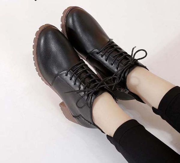 

fashion leather star women shoes woman leather short autumn winter ankle designer fashion brand women martin boots 008 phxz11, Black