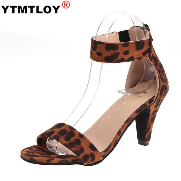 

women flat shoes fashion gladiator summer low heel for woman elastic band shoes rome style casual female footwear leopard, Black