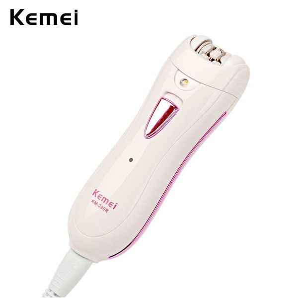 

2016 kemei rechargeable electric hair removal device female hair removal device for facial armpit body parts hair trimmer km 290r ywsgb