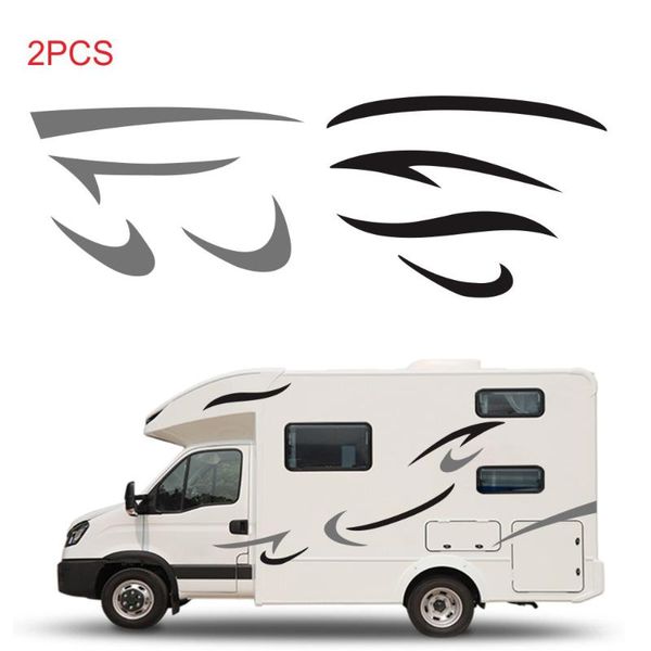 

car auto body sticker self-adhesive side truck graphics decals fitment for camper caravan rv trailer car accessories sticker