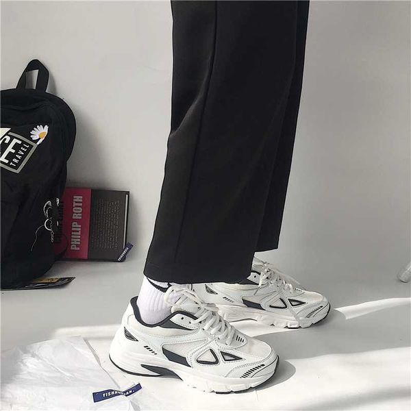 

2020 autumn new mesh breathable women's shoes retro fashion wild korean students casual sports shoes women, Black