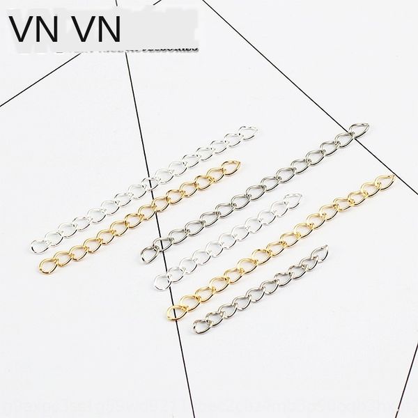 

vannas diy bracelet diy choker bracelet extended manual necklace necklace tail chain adjustment extended chain, Silver