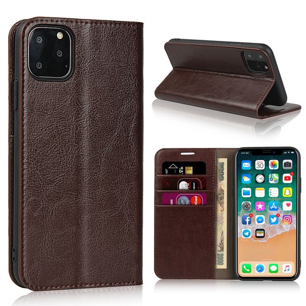 

new fashion leather flip wallet phone case for iphone 11 pro max xs max/xr x 8/7/6 plus with card slot