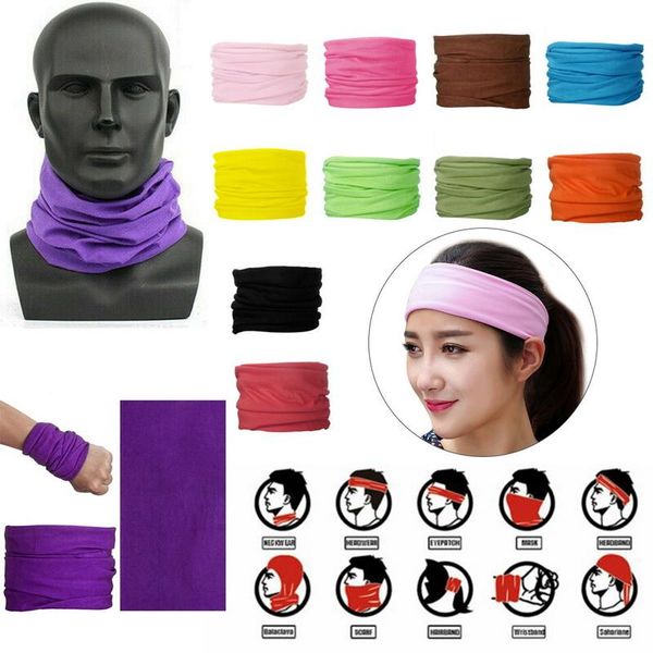 

In Stock Cycling Outdoor Scarf Men Women Sun Protection Bandana Neck Gaiters Riding Camping Scarf Activities Multi Function Bandana Y7026