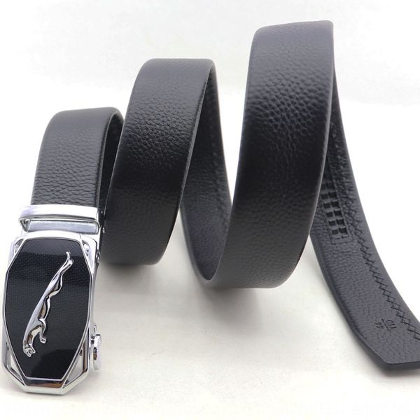 

guangzhou guangzhou grade grade leather men's automatic buckle belt business casual simple belt, Black;brown