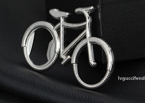 

100pcs cute fashionable bike bicycle metal beer bottle opener keychain key rings for bike lover biker creative gift for cycling