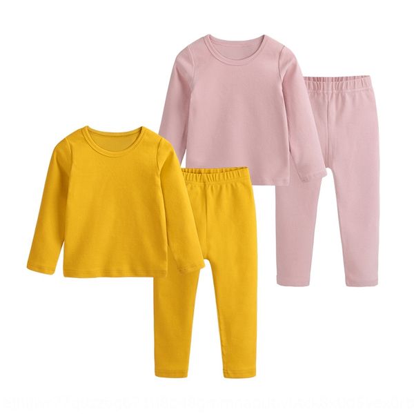 

r2yfv children's cotton underwear set 2020 spring and warm pajamasunderwear pajamasbaby boy's autumn clothes autumn pants pajamas, Black;white