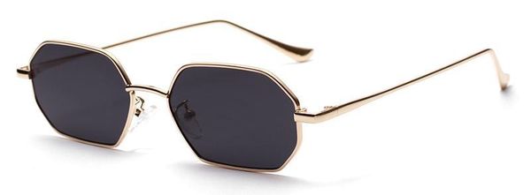 

women sunglasses polygon women metal frame silver red glasses sun glasses male fashion accessories 2020, White;black