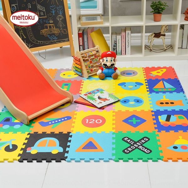 

mingde thickened 1.4cm colorful pattern children's foam puzzle floor baby climbing mat eva splicing jigsaw puzzle floor mat