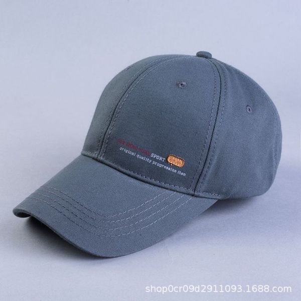 

o0wwd lengthened brim baseball cotton black korean baseball cap cap style fashion sun-proof and sunshade golf duck tongue hat men and women, Blue;gray