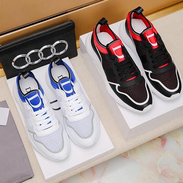 

fashion classic b21 neo sneaker in black and red technical knit mens shoes casual comfortable sports lace -up shoes sale zapatillas hombre