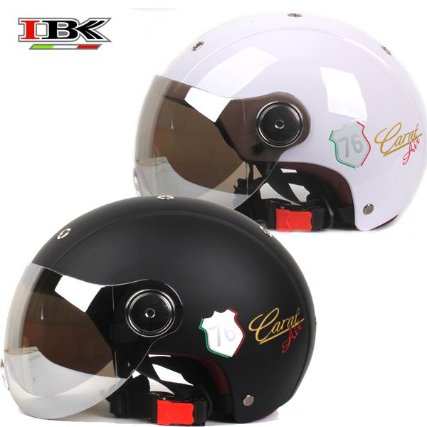 

ibk new style protective motorcycle helmet 3/4 face vintage anti-uv summer winter open face matte helmet ibk-m18