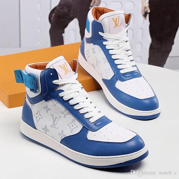 

mens shoes breathable luxury trainers with original box rivoli sneaker boot mens shoes fashion boots chaussures pour hommes ankle boots