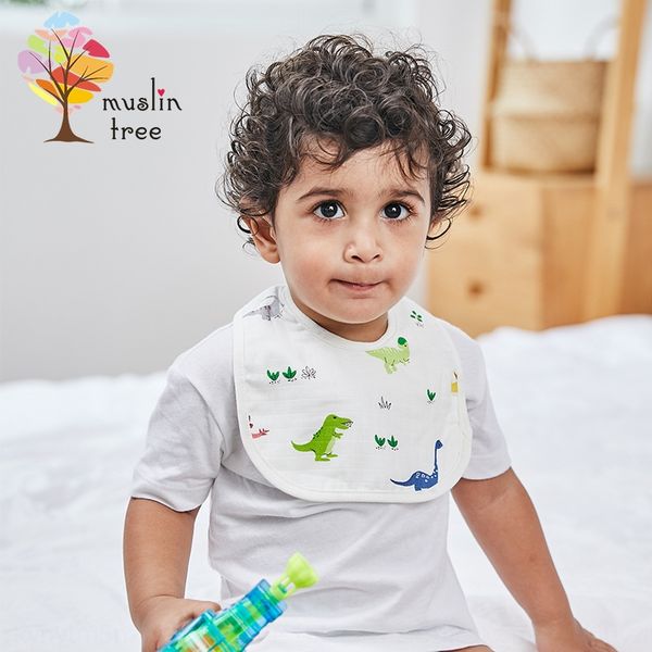 

maternal and infant products 2019 new gauze saliva towel bib bib cartoon infant cotton baby saliva towel