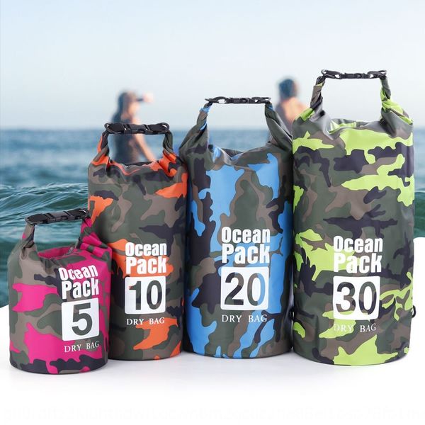 

outdoor camouflage backpack swimming sports drifting upstream camping hiking backpack waterproof bag swimming waterproof bucket bag