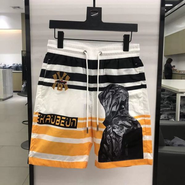 

9sflj 2020 shorts men's br beach and trousers shorts and trousers ins loose beach summer trendy pants breathable quick-drying floral tr