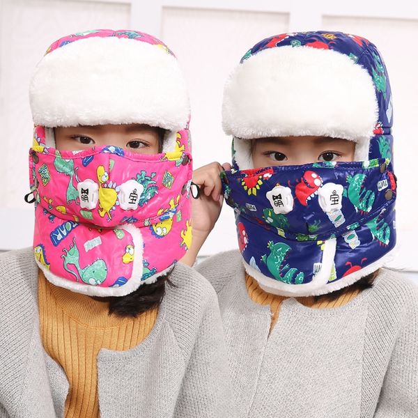 

xnjdf korean style scarf men's and women's ski warm hat mao lei feng mao plush thickened ear protection anti-haze thermal cap mask, Blue;gray