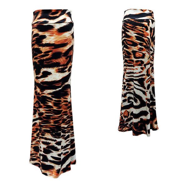 

large size summer new arrival fashion elastic waist bohemian style flower printed women long skirts saia longa skirts clothes, Black