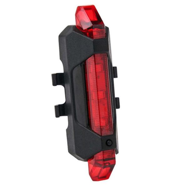 

bike lights 1pcs bicycle light led taillight rear tail safety warning cycling portable light, usb style rechargeable or battery