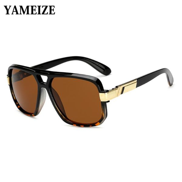 

2020 yameize square sunglasses men luxury transparent women sun glasses super star cool eyewear, White;black