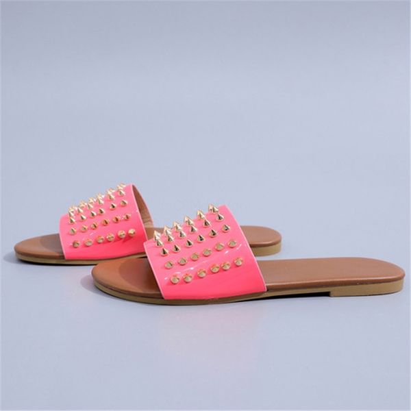 

ot sale-women sandals flip flops dener soes slide summer fasion wide flat slippery sandals slipper flip flop#285, Black