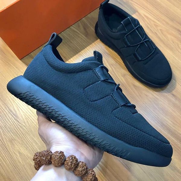 

team sneaker mens shoes herren sportschuhe comfortable type fashion shoes low type lace -up luxury men shoes soft footwears drop, Black