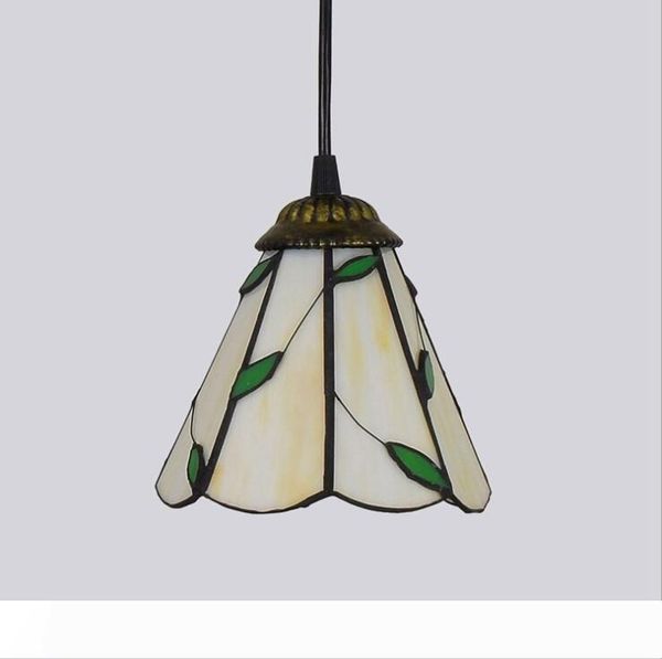 

Retro European Mediterranean Tiffany Pendant Lamp Dining Room Glass Pendant Lamps Bar Bedroom Study Kitchen Cafe Pendant Light