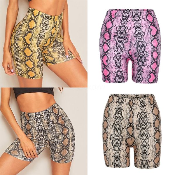 

print bodycon yoga shorts women casual high fitness gym running cycling shorts sports#233, White;red