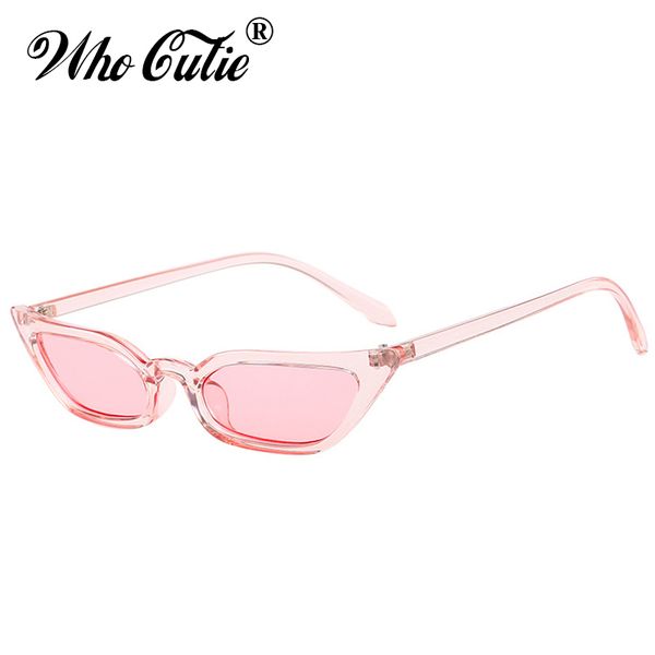 

rectangular who small cutie 2019 orange sunglasses women brand design vintage crystal purple narrow frame 90s sun glasses om519b ch01, Blue