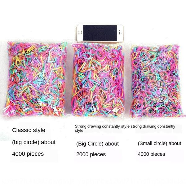 

13kad braid force pull constantly children's rubber ring small leather cover tie hair clockwork leather cover clockwork bar hair vegeta, Slivery;white