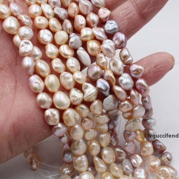 

8mm/40pcs natural pink purple baroque freshwater pearl for diy fine jewelry making t200507