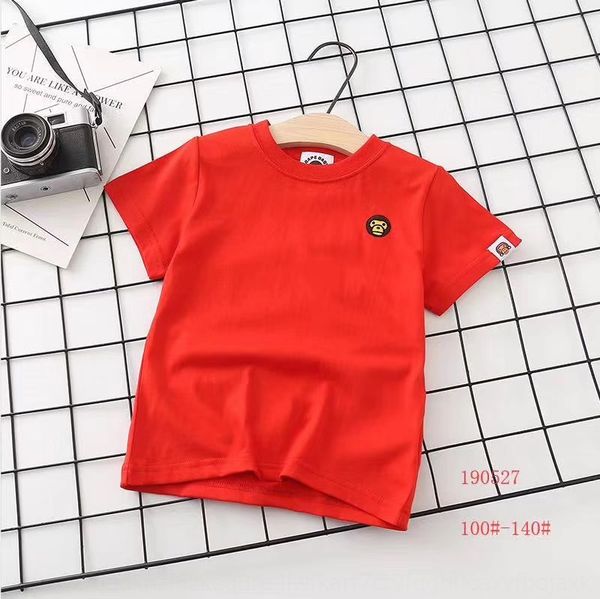 

simijia мужской t- 2020 новый небольшой t- рубашка shirtand среднего размера детский модный хлопок полурукав свободную рубашку 190527, Blue