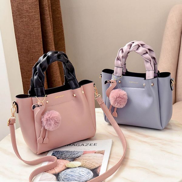 

bag women's new fashion & sports fresh handbag messenger bag contrasting color small girl