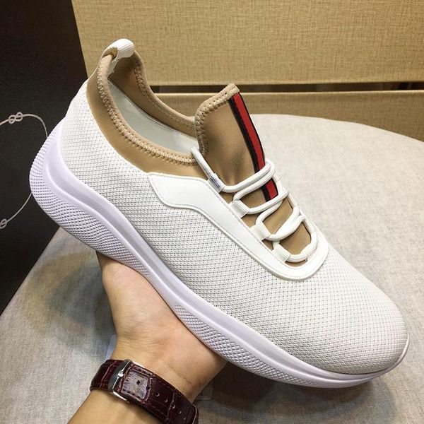 

fast delivery mesh and neoprene sneakers men 's shoes fashion classic vintage lace -up low casual men shoes calzado deportivo para, Black