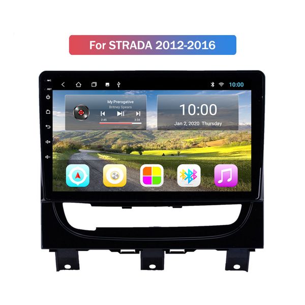 Android 4Core Autoradio Video für Fiat STRADA 2012-2016 GPS Stereo Head Unit Wifi 2+32GB