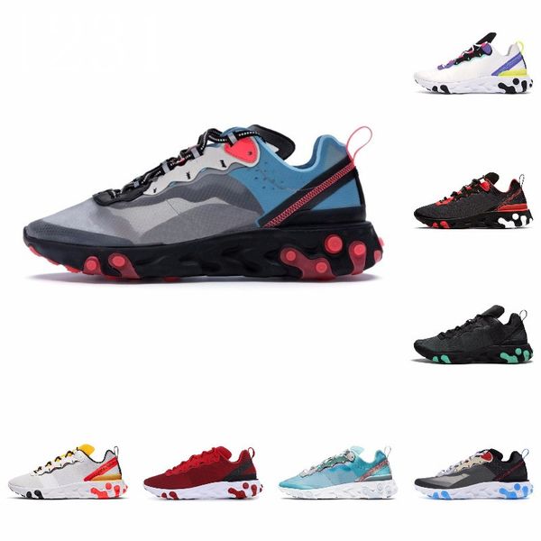

men shoes script undercover element mens running shoes for men women highlighted taped seams black white trainer sports sneakers 87 s#07-134