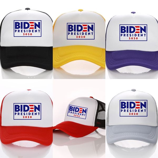 

kz7ol caps president 2020 ball hat usa letters print baseball sun summer mesh patchwork biden hats visor cap outdoor sports peaked hats, Blue;gray