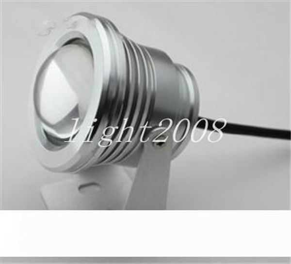 

10W RGB Flood light Underwater led aquarium lamp swimming pool Waterproof IP65 DC 12V Convex Lens Free Shipping