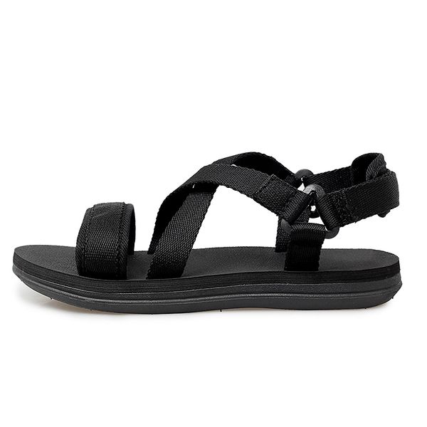 

sandals casual men summer shoes sandal mens outdoor breathable comfort slip on plus size open sandalias, Black