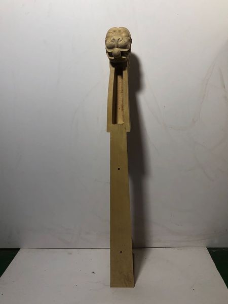 

3/4,1/4,1/2 bass lion cello head maple material hand carved