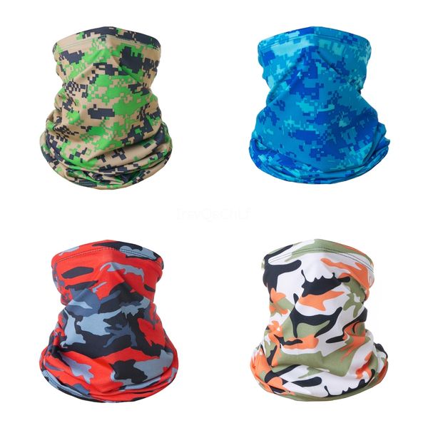

camouflage digital printing outdoor hiking multi-purpose scarf without brim hat wristband sweat-absorbent magic turban#246#382#902, Black